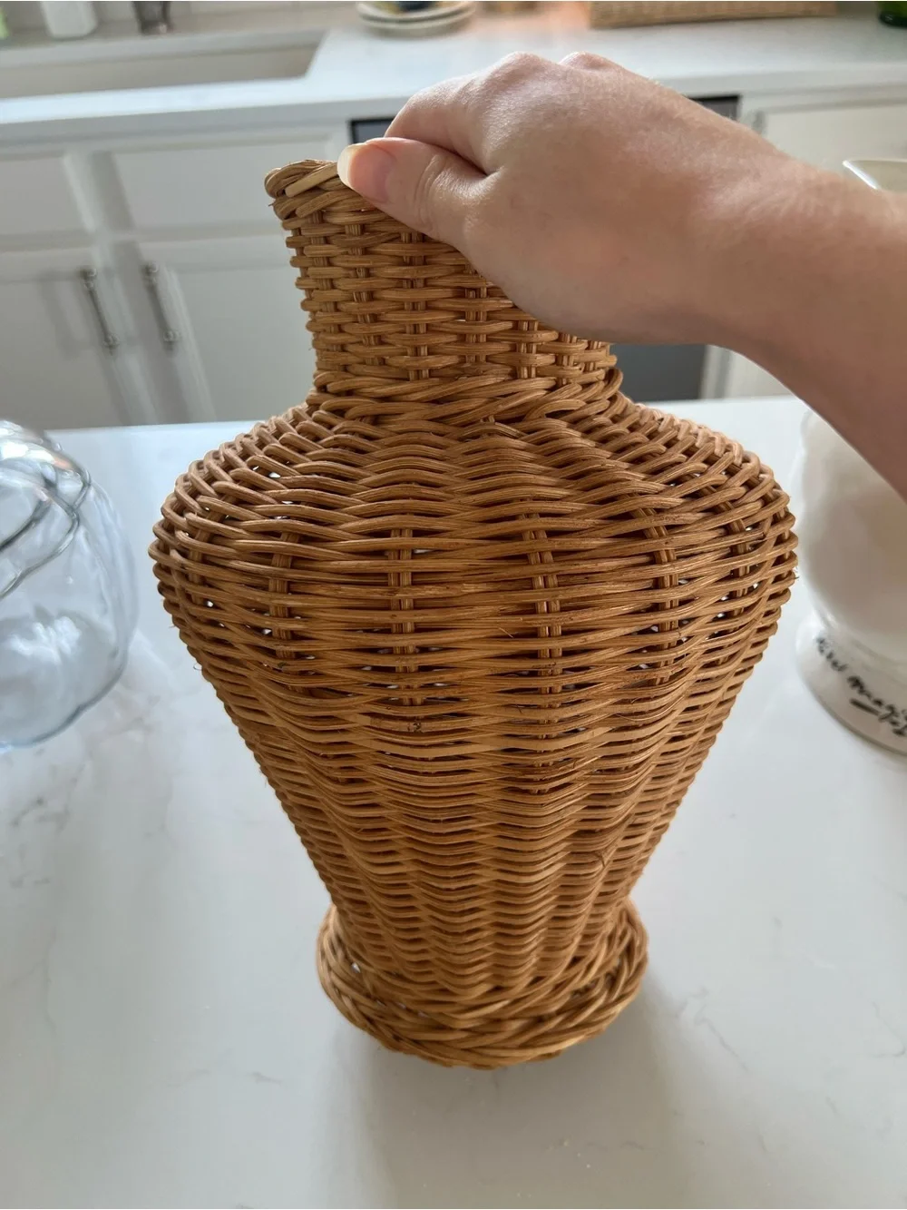Studio McGee Target Rattan Vase